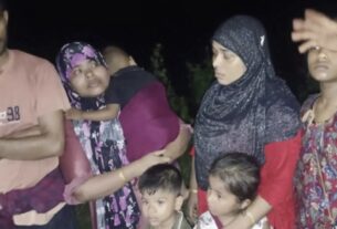 A number of refugees who were arrested by Indian police near the border on August 12, 2025 (Photo: Sunday Guardian)